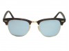 Ray Ban RB3016 Clubmaster 1145/30 Sand Havana Silver Mirror Sunglasses 51mm