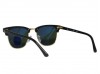Ray Ban RB3016 Clubmaster 901/58 Black Polarized Sunglasses 49mm