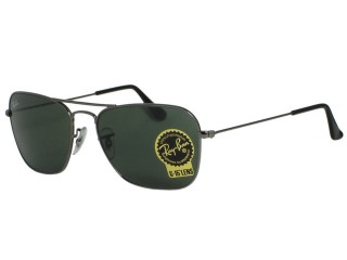 Ray Ban RB3136 Caravan 004 Gunmetal Sunglasses