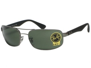 Ray Ban RB3445 Gunmetal Matte Black 004 Sunglasses