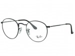 Ray Ban RX3447V Round 2503 Matte Black Eyeglasses 47mm