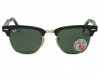 Ray Ban RB3507 Clubmaster Aluminum 136/N5 Black Polarized Sunglasses