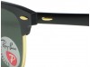 Ray Ban RB3507 Clubmaster Aluminum 136/N5 Black Polarized Sunglasses