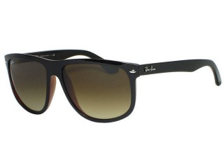 Ray Ban RB4147 6095/85 Top Black On Brown Sunglasses