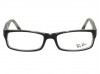 Ray Ban RX5114 2034 Black on Clear Eyeglasses