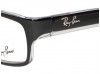 Ray Ban RX5114 2034 Black on Clear Eyeglasses