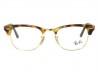Ray Ban RX5154 Clubmaster 5494 Brown Havana Eyeglasses 49mm