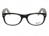 Ray Ban RX5184 New Wayfarer 5014 Black Crystal White Eyeglasses 54mm