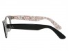 Ray Ban RX5184 New Wayfarer 5014 Black Crystal White Eyeglasses 54mm