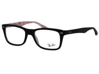 Ray Ban RX5228 5014 Top Black On Texture Eyeglasses