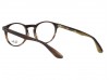 Ray Ban RX5283 Round 5139 Striped Brown Eyeglasses 49mm