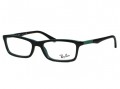 Ray Ban RX5284 Top Black On Green 5138 Eyeglasses 52mm