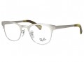 Ray Ban RX6317 Clubmaster Style 2835 Matte Silver Eyeglasses