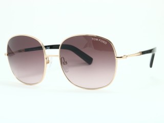 Tom Ford TF499 Georgina 28T Gold Sunglasses