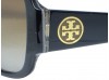 Tory Burch TY7047 Black 1145 Polarized Oversized Square Sunglasses