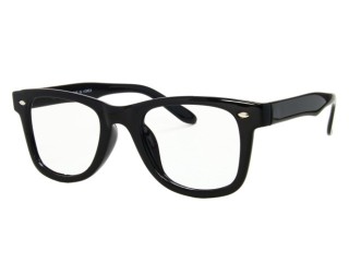 Trend 5010 Black Made in Korea Quality Eyeglasses Wayfarer Style