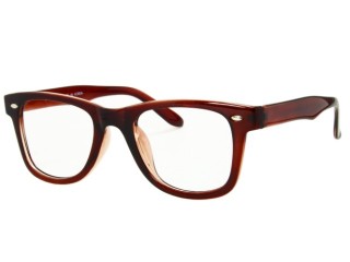 Trend 5010 Brown Made in Korea Quality Eyeglasses Wayfarer Style